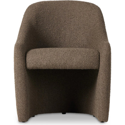 Levi Dining Chair by Four Hands. Made from 95% polyester, 5% acrylic, 98% polyurethane foam, 2% fiber in a modern style.