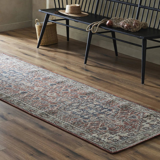 Prato Hand Knotted Rug by Four Hands. Made from 60% wool, 40% cotton in a unique style.
