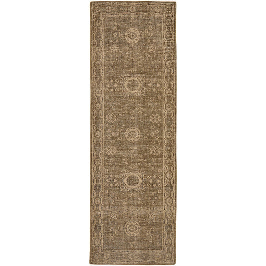 Cortona Hand Knotted Rug by Four Hands. Made from 60% wool, 40% cotton in a unique style.