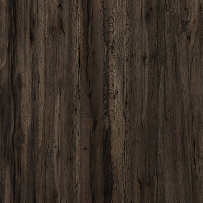 Abaso Coffee Table by Four Hands in ebony rustic wormwood oak. Made from thick oak veneer, engineered hardwood in a transitional style.