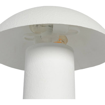 Santorini Table Lamp by Four Hands in matte white. Made from iron, thermoplastic in a modern style.