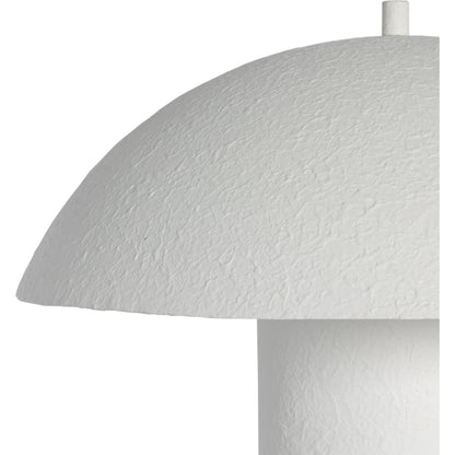 Santorini Table Lamp by Four Hands in matte white. Made from iron, thermoplastic in a modern style.