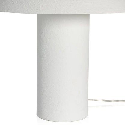 Santorini Table Lamp by Four Hands in matte white. Made from iron, thermoplastic in a modern style.