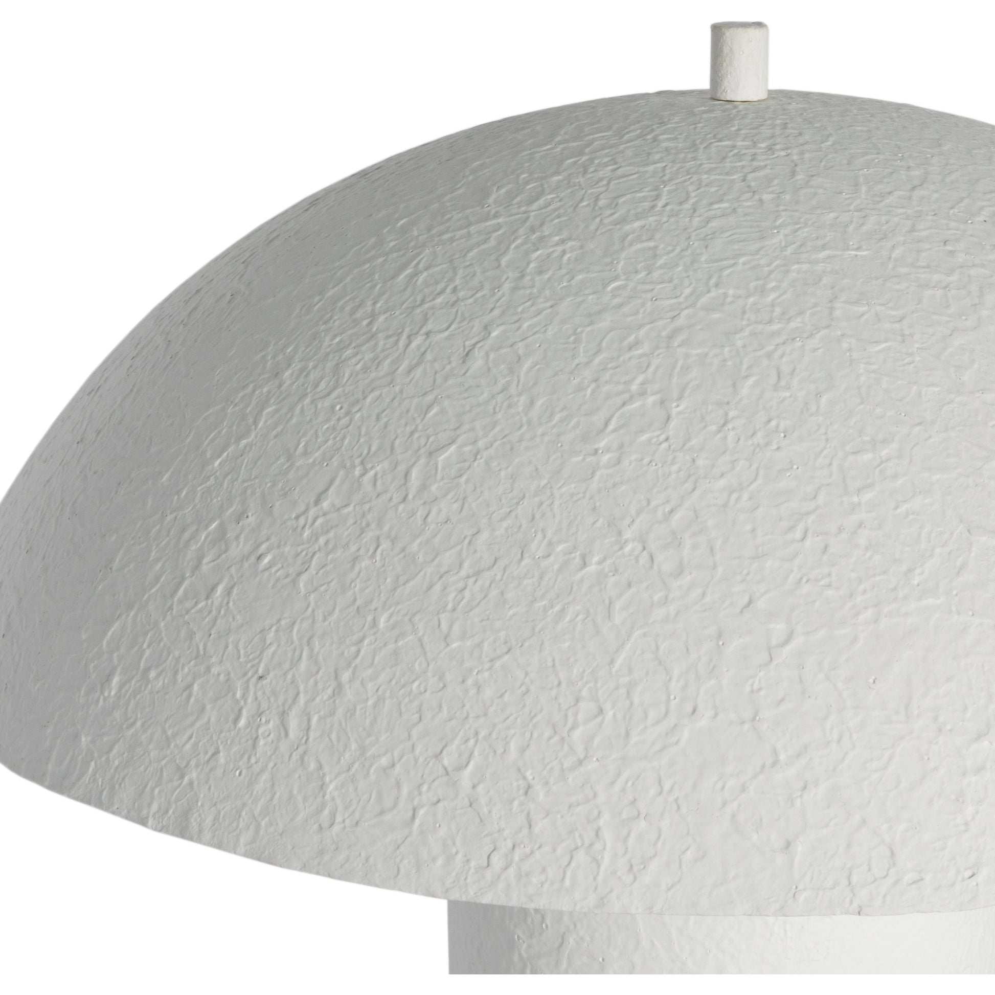 Santorini Table Lamp by Four Hands in matte white. Made from iron, thermoplastic in a modern style.