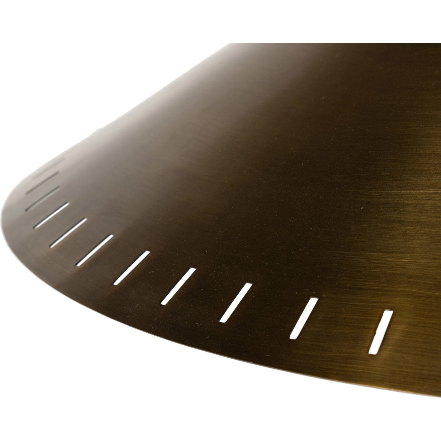 009 SI-2001242 | Closeup | Egon Floor Lamp by Four Hands in antique brass. Made from solid mango, iron in a transitional style.