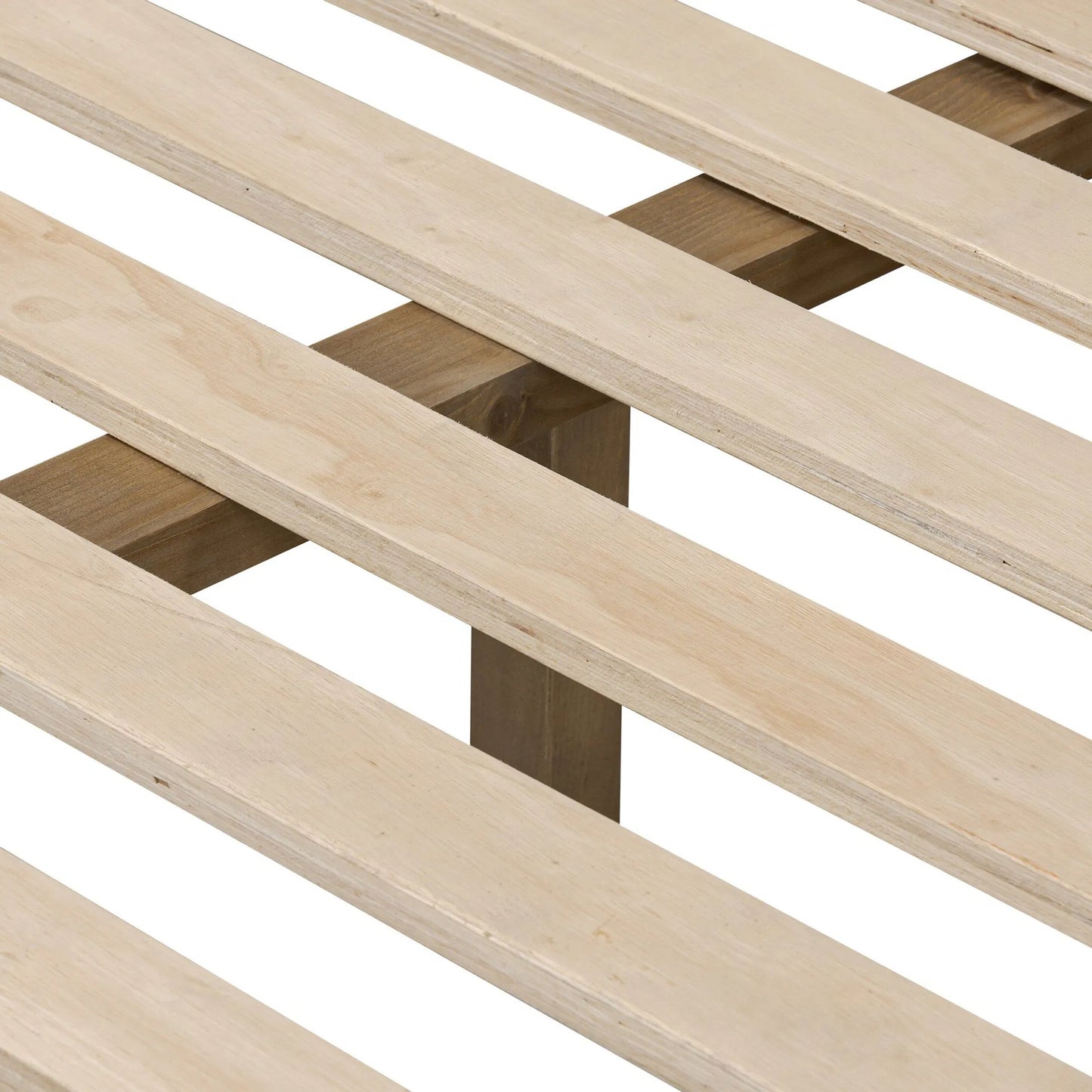 016 SI-2519302 | Closeup | Salado Bed by Four Hands in antigo natural, worn oak. Made from 53% polyester, 30% acrylic, 17% flax/linen, solid oak in a transitional style.