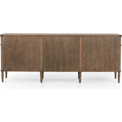 Toulouse 9 Drawer Dresser by Four Hands. Made from solid oak, oak veneer, zinc alloy in a modern style.