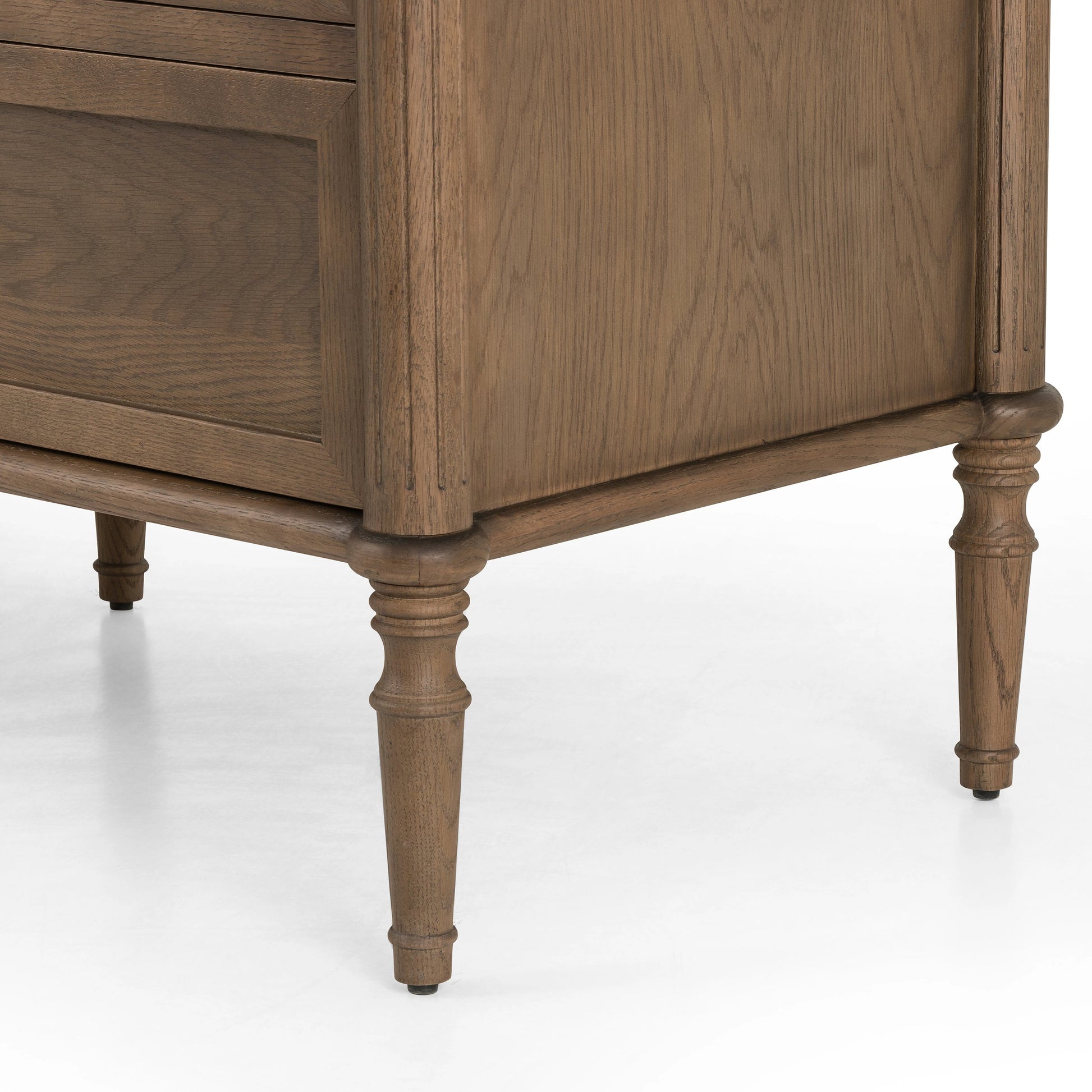 Toulouse 9 Drawer Dresser by Four Hands. Made from solid oak, oak veneer, zinc alloy in a modern style.