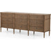 Toulouse 9 Drawer Dresser by Four Hands. Made from solid oak, oak veneer, zinc alloy in a modern style.