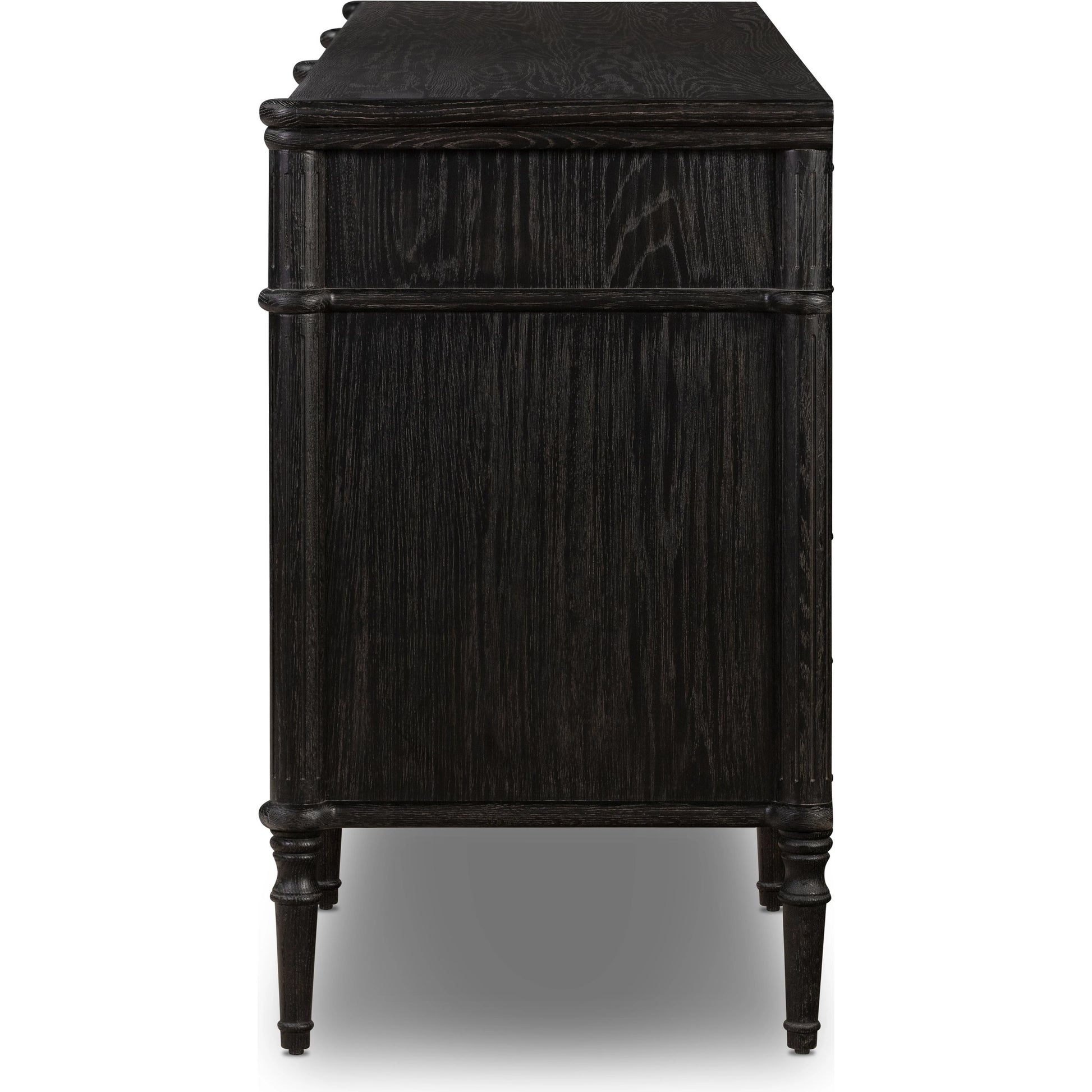 Toulouse 9 Drawer Dresser by Four Hands. Made from solid oak, oak veneer, zinc alloy in a modern style.