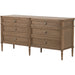 Toulouse 6 Drawer Dresser by Four Hands. Made from solid oak, oak veneer, zinc alloy in a modern style.