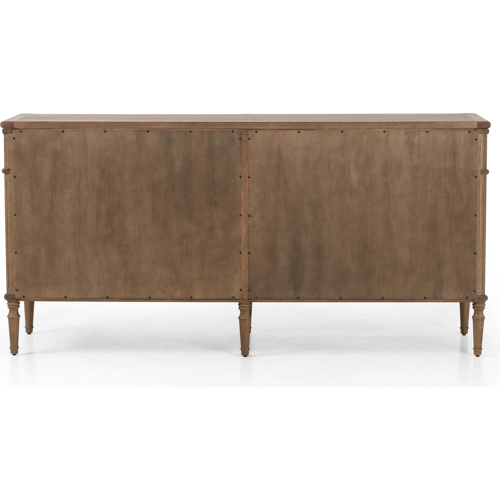 Toulouse 6 Drawer Dresser by Four Hands in toasted oak. Made from solid oak, oak veneer, zinc alloy in a modern style.