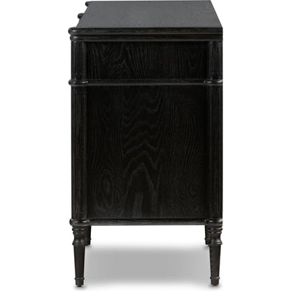 Toulouse 6 Drawer Dresser by Four Hands in toasted oak. Made from solid oak, oak veneer, zinc alloy in a modern style.