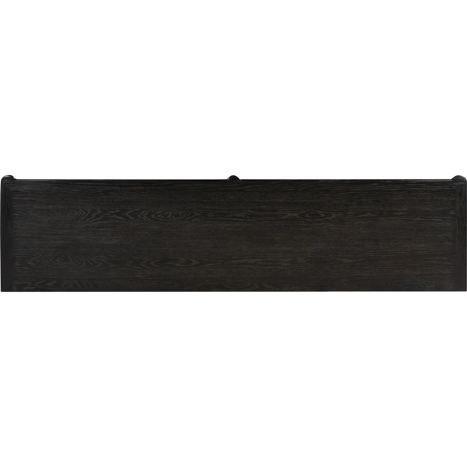 Toulouse Sideboard by Four Hands in distressed black. Made from oak veneer, solid oak, zinc alloy in a modern style.