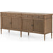 Toulouse Sideboard by Four Hands. Made from oak veneer, solid oak, zinc alloy in a modern style.
