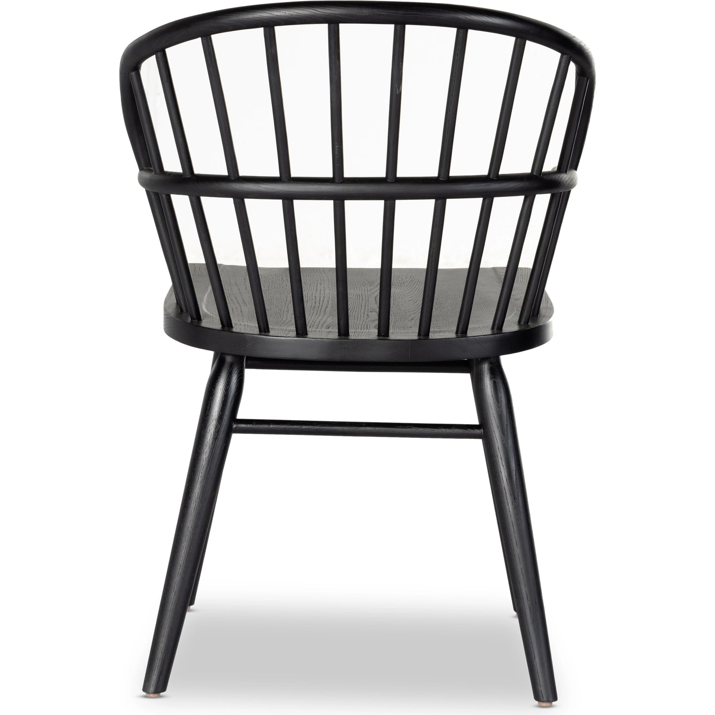 017 SI-1977213 | Additional Silo | Connor Dining Chair by Four Hands in black ash. Made from solid ash in a traditional style.