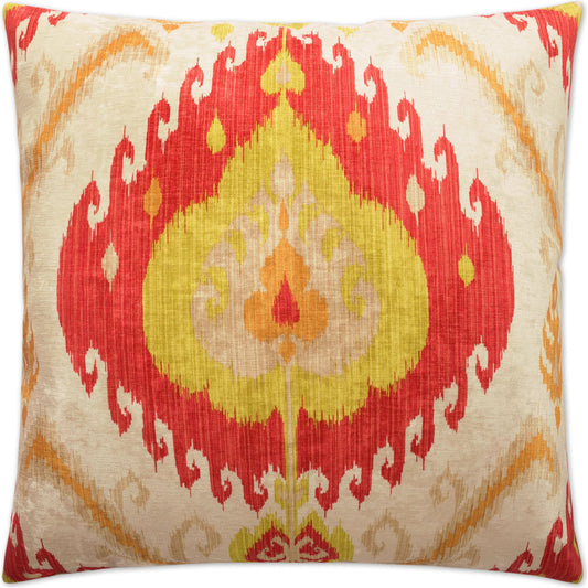 Samarkand by DV Kap Home in red, tomato. Made from 100% polyester in a eclectic & global style.