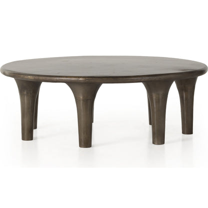 Kelden Coffee Table by Four Hands. Made from aluminum in a modern style.