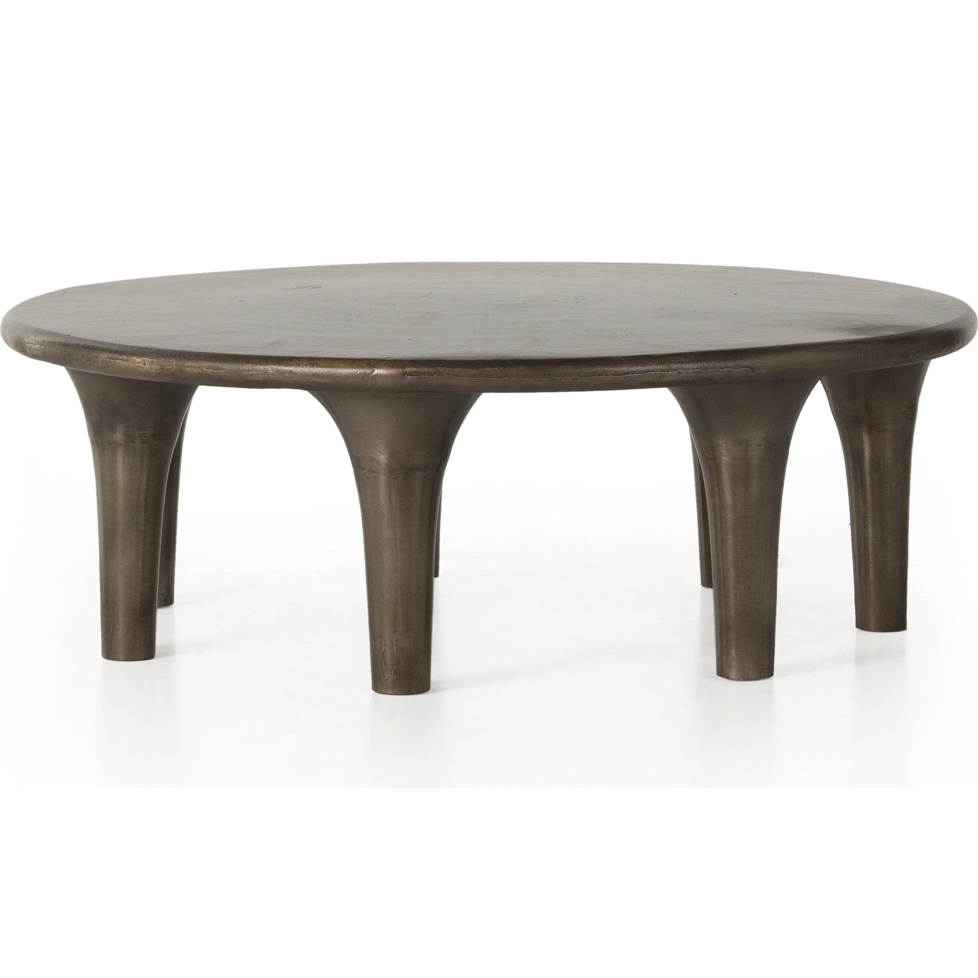 Kelden Coffee Table by Four Hands. Made from aluminum in a modern style.