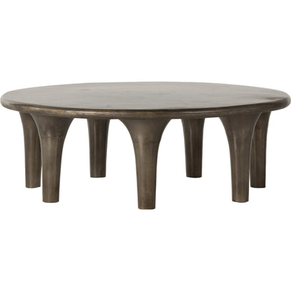 Kelden Coffee Table by Four Hands. Made from aluminum in a modern style.
