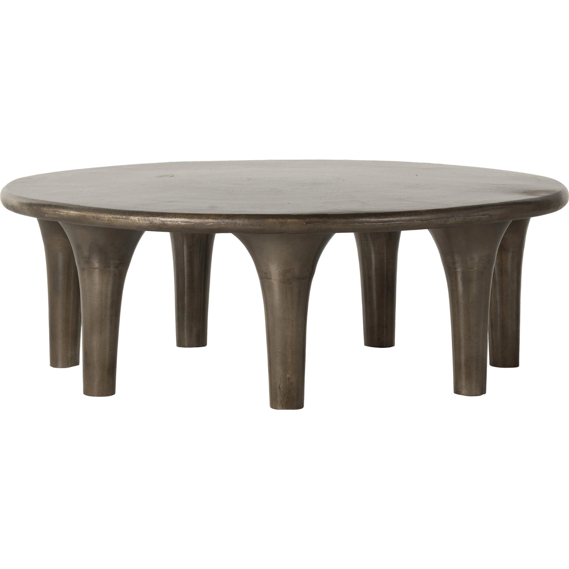 Kelden Coffee Table by Four Hands. Made from aluminum in a modern style.