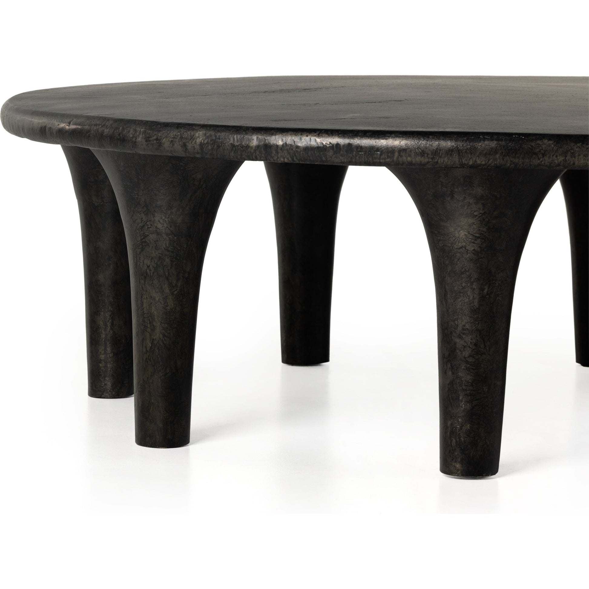 Kelden Coffee Table by Four Hands. Made from aluminum in a modern style.