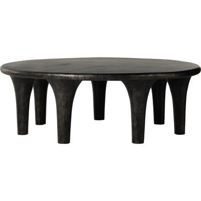Kelden Coffee Table by Four Hands. Made from aluminum in a modern style.