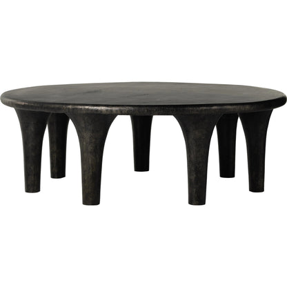 Kelden Coffee Table by Four Hands. Made from aluminum in a modern style.