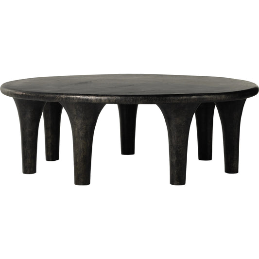 Kelden Coffee Table by Four Hands. Made from aluminum in a modern style.