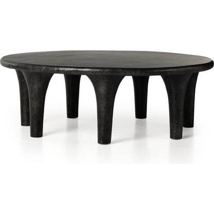 Kelden Coffee Table by Four Hands. Made from aluminum in a modern style.