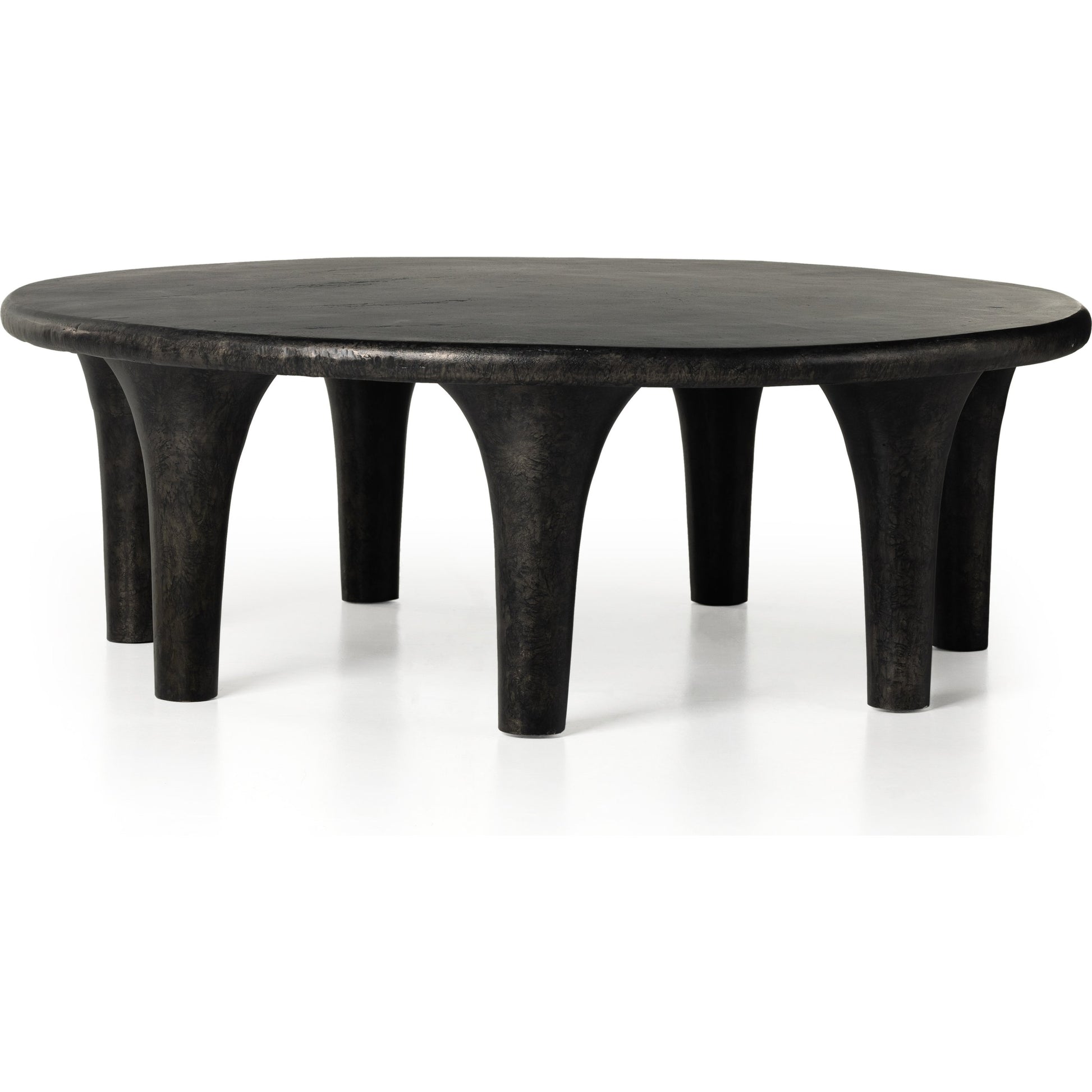 Kelden Coffee Table by Four Hands. Made from aluminum in a modern style.