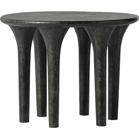 Kelden End Table by Four Hands. Made from aluminum in a modern style.