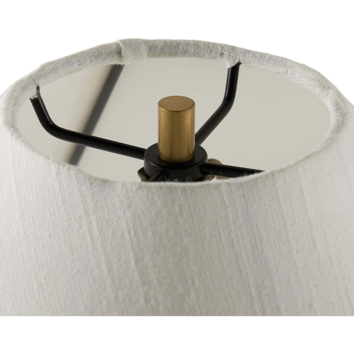 004 SI-2001630 | Additional Silo | Medici Table Lamp by Four Hands in charcoal, white marble. Made from solid marble, 60% polyester, 40% viscose (rayon), stainless steel in a modern style.