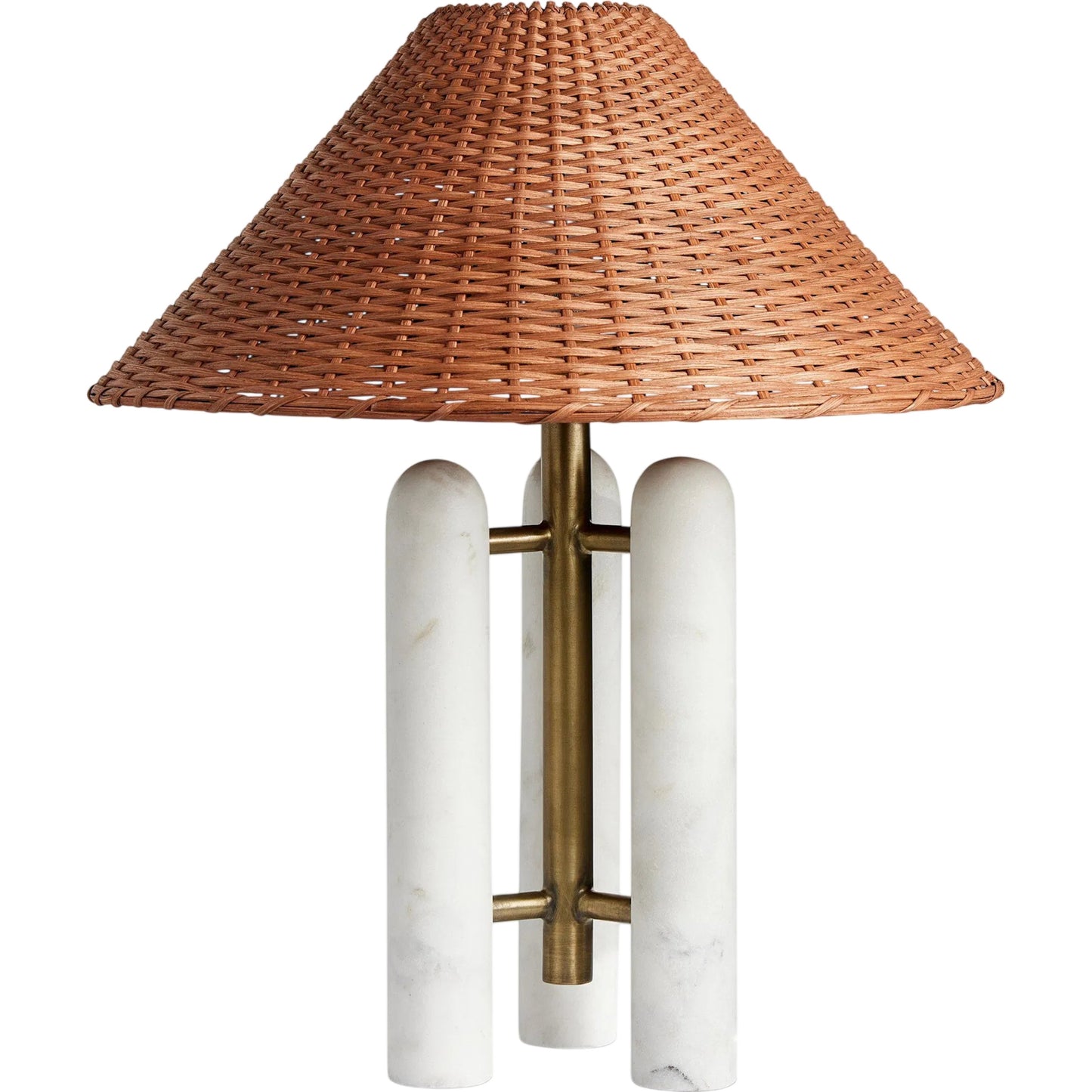 026 SI-2635331 | Primary Silo | Medici Table Lamp by Four Hands in charcoal, white marble. Made from unique in a modern style.