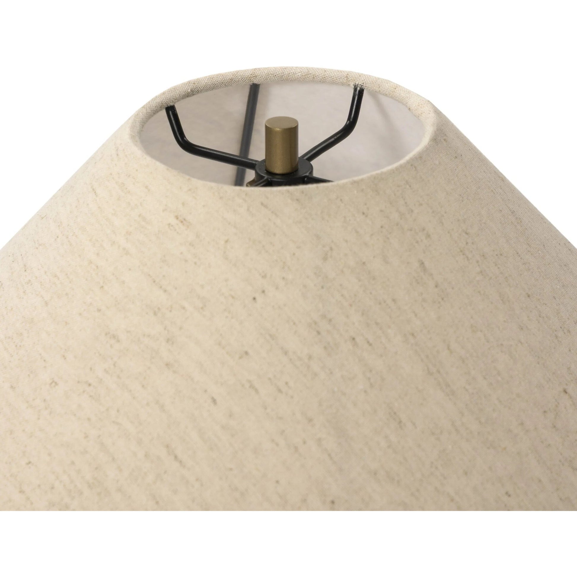 Medici Table Lamp by Four Hands in charcoal, white marble. Made from unique in a modern style.