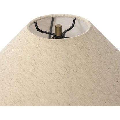 Medici Table Lamp by Four Hands in charcoal, white marble. Made from unique in a modern style.