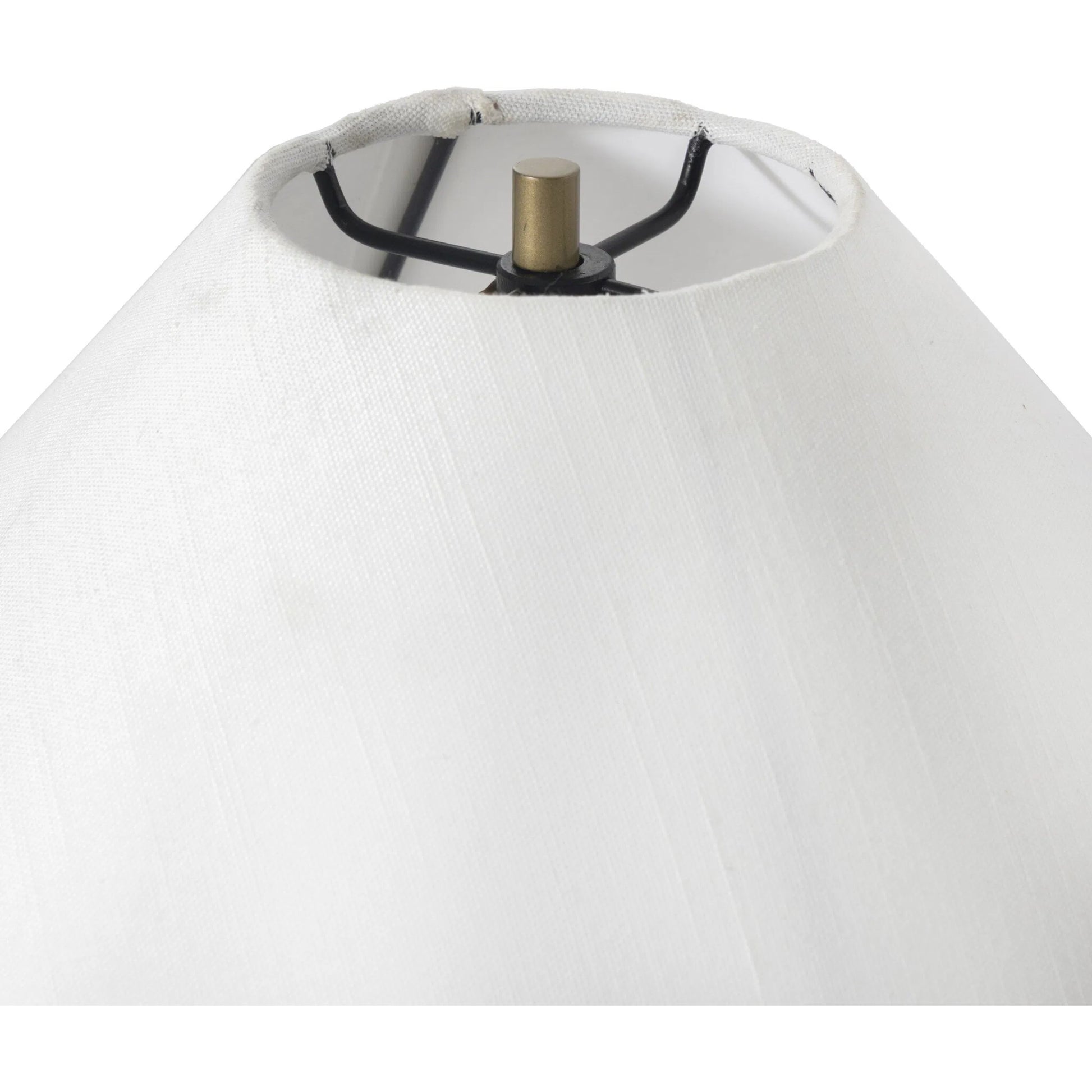 Medici Table Lamp by Four Hands in charcoal, white marble. Made from unique in a modern style.