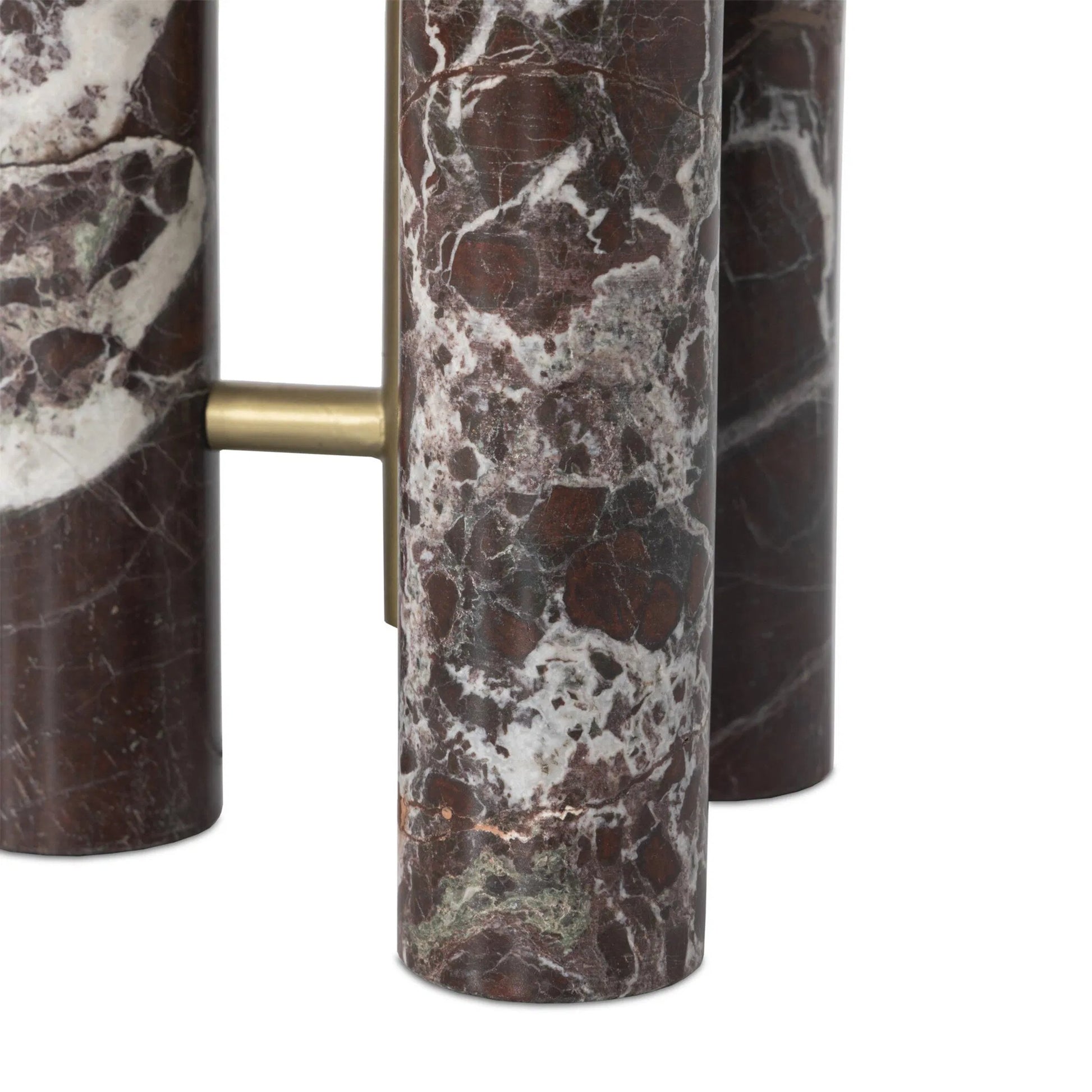 Medici Table Lamp by Four Hands in charcoal, white marble. Made from unique in a modern style.