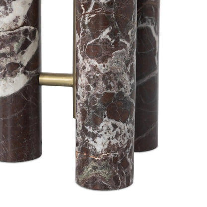 Medici Table Lamp by Four Hands in charcoal, white marble. Made from unique in a modern style.