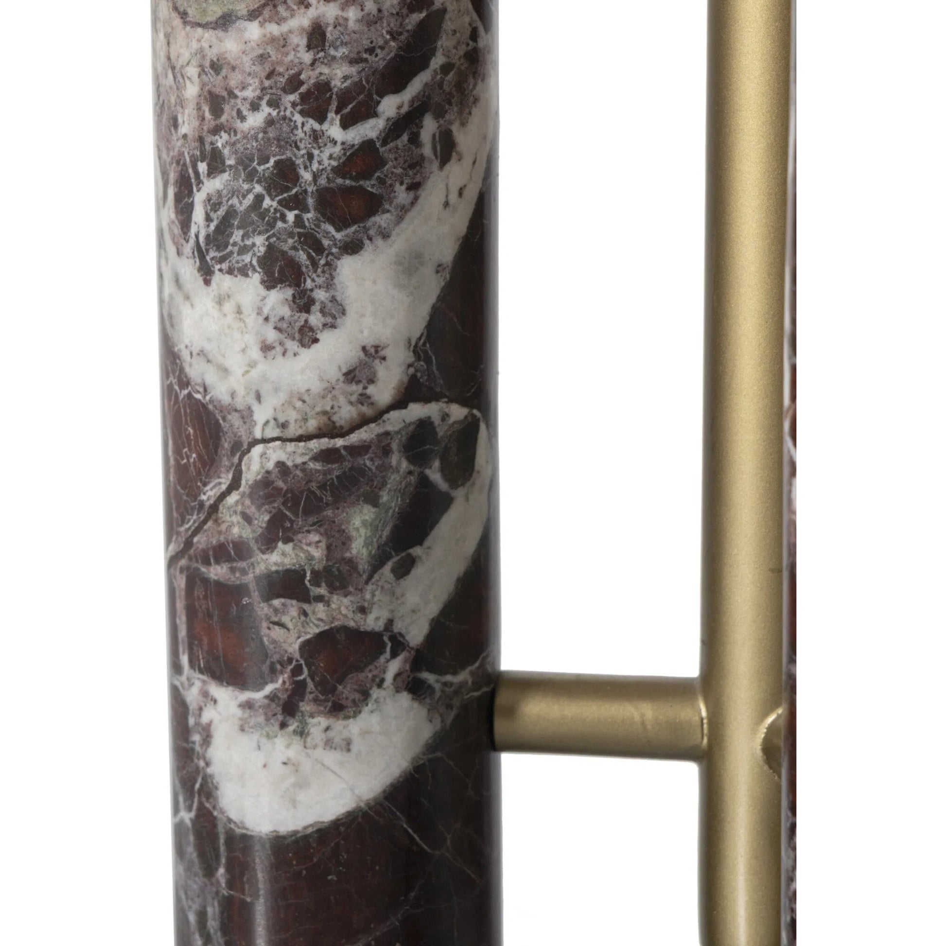 Medici Table Lamp by Four Hands in charcoal, white marble. Made from unique in a modern style.