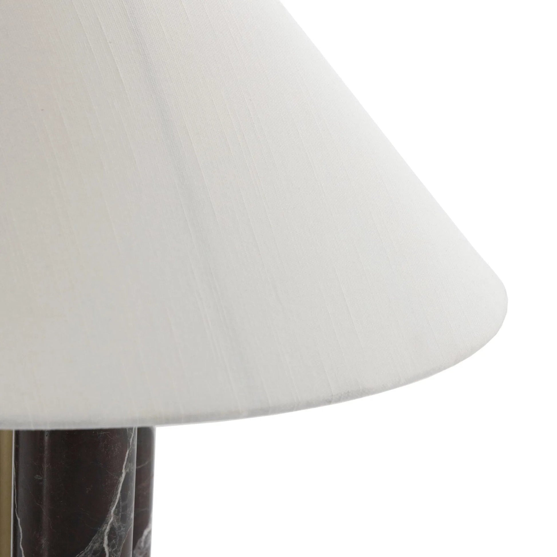Medici Table Lamp by Four Hands in charcoal, white marble. Made from unique in a modern style.