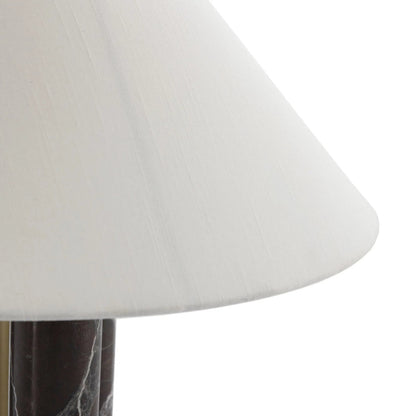 Medici Table Lamp by Four Hands in charcoal, white marble. Made from unique in a modern style.