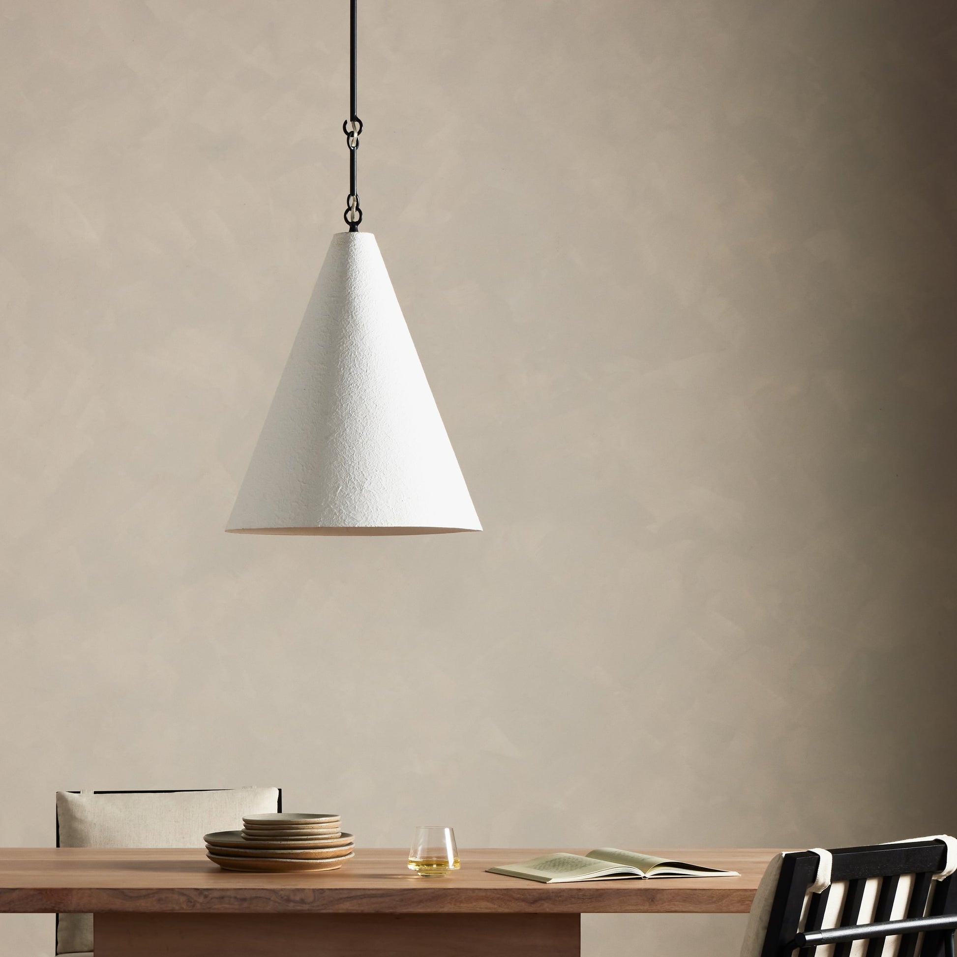 Grazia Pendant by Four Hands. Made from iron, thermoplastic in a transitional style.