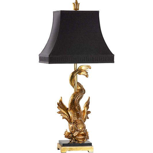 Imperial Dragon Lamp by Wildwood in gold. Made from unique in a eclectic & global style.