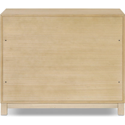 Millie Nightstand by Four Hands in drifted matte black veneer, antique pewter, drifted oak. Made from unique in a modern style.