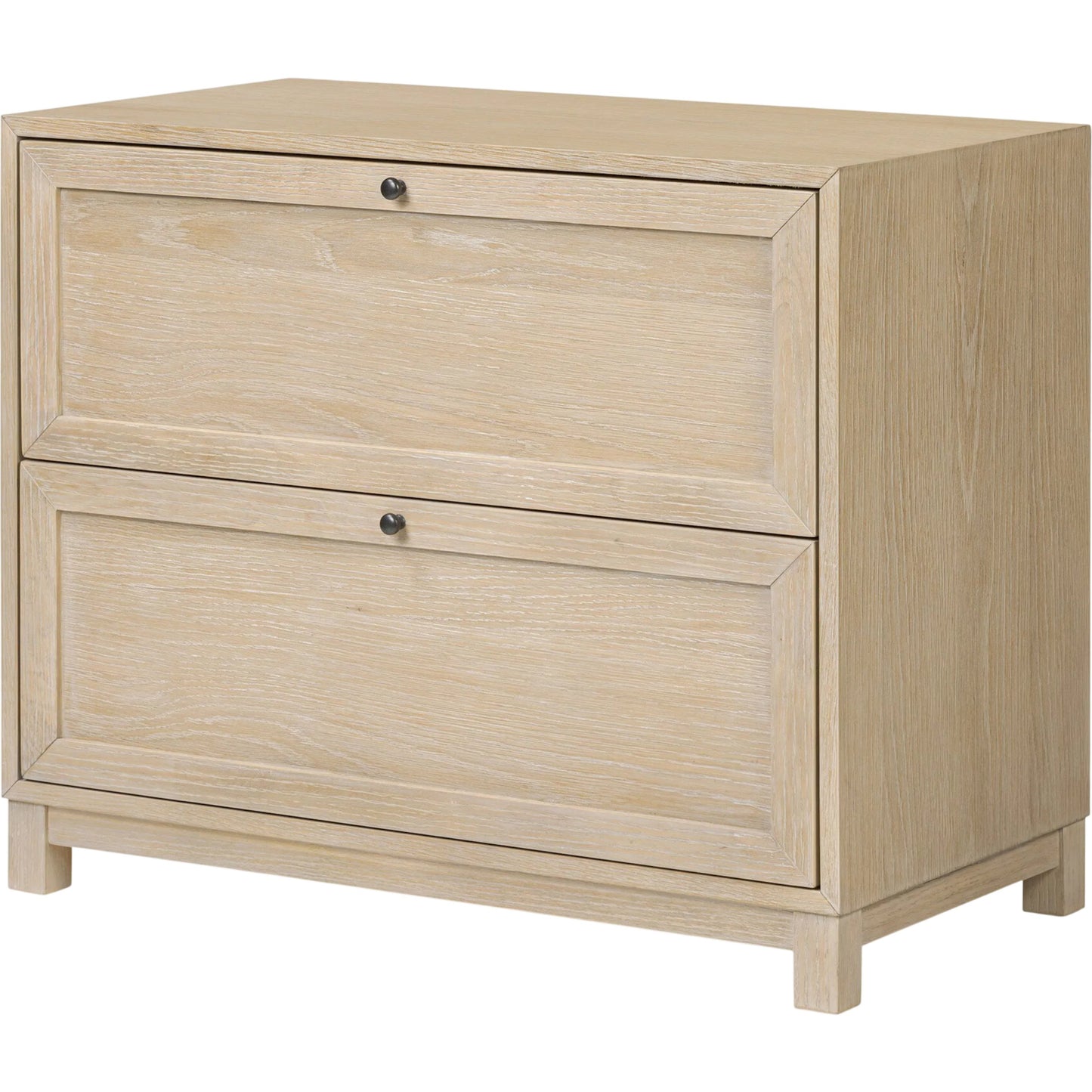 043 SI-2535235 | Primary Silo | Millie Nightstand by Four Hands in drifted matte black veneer, antique pewter, drifted oak. Made from unique in a modern style.