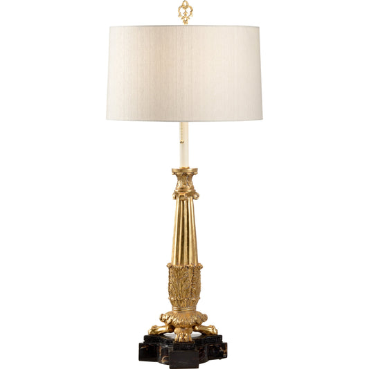 Gallery Lamp by Wildwood in gold, black. Made from unique in a traditional style.
