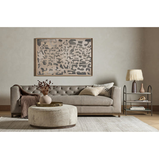 Block III by Coup d’Esprit by Four Hands. Made from vertical grain floater white oak in a eclectic & global style.