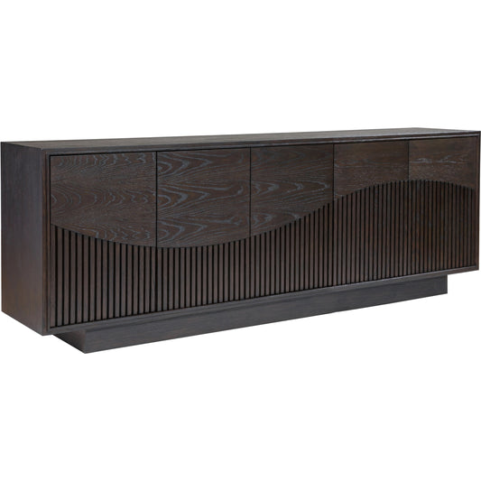Nightfall Media Console by Artistica Home in mocha. Made from unique in a modern style.