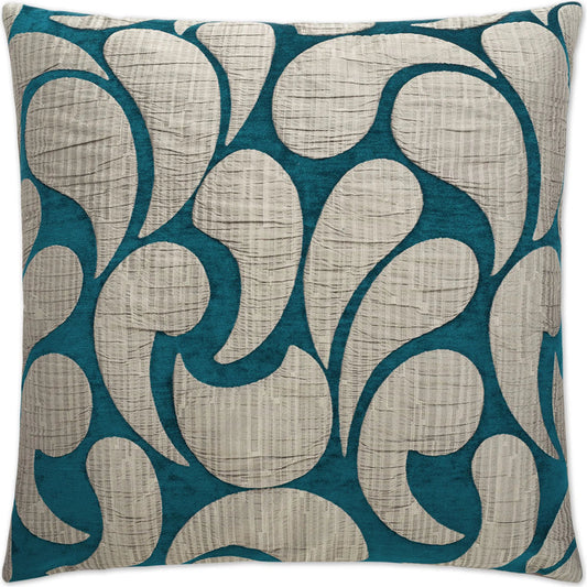 Drizzle Pillow by DV Kap Home. Made from 53% polyester, 47% viscose in a unique style.